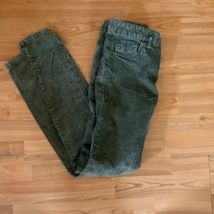 FREE PEOPLE COURDORY SKINNY JEANS